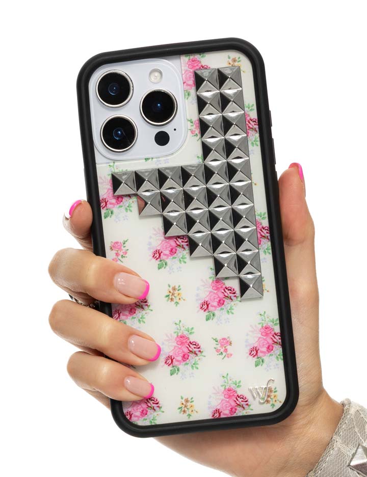 Vintage Floral Stud iPhone Case