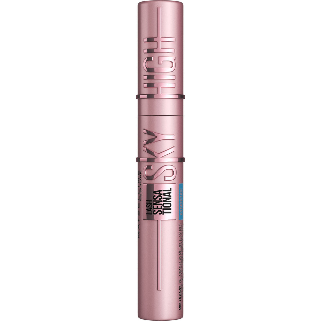 Maybelline Lash Sensational Sky High Washable Mascara Makeup, Volumizing, Lengthening, Defining, Curling, Multiplying, Buildable Formula, Blackest Black, 1 Count