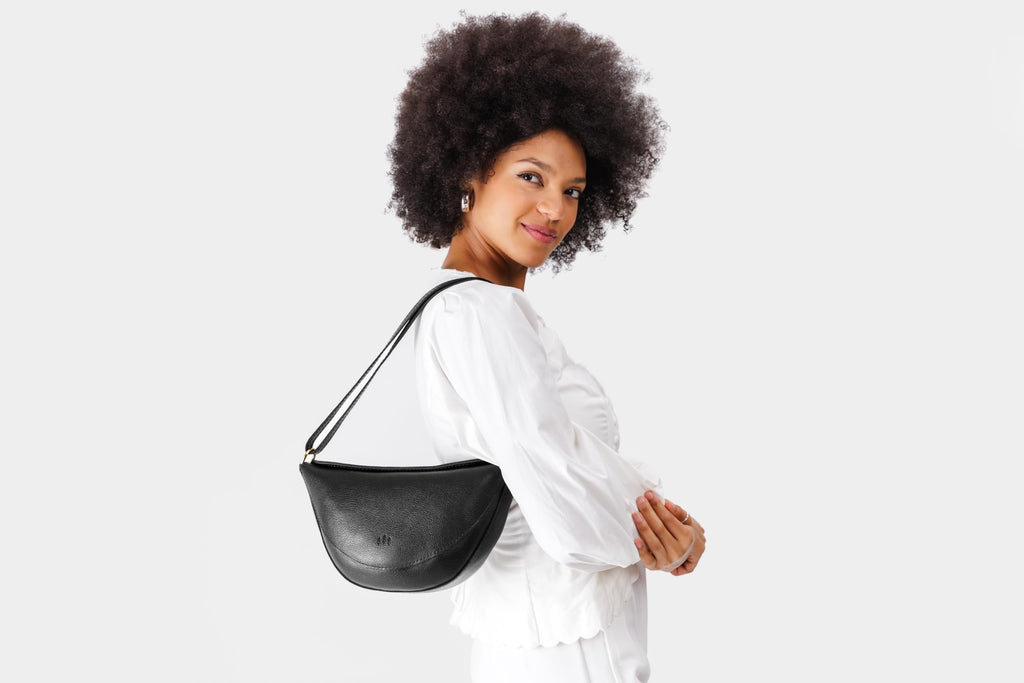 Portland Leather Goods Koala Sling Bag – Leather Sling with Adjustable Strap – Handmade from the Finest Full-Grain Hides