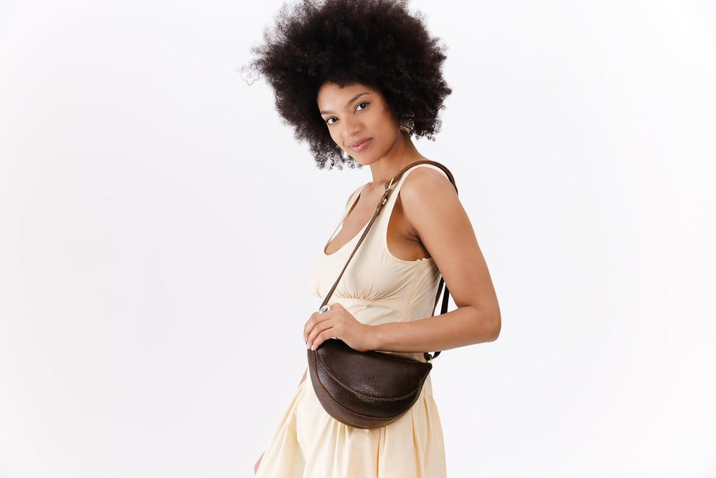Portland Leather Goods Koala Sling Bag – Leather Sling with Adjustable Strap – Handmade from the Finest Full-Grain Hides