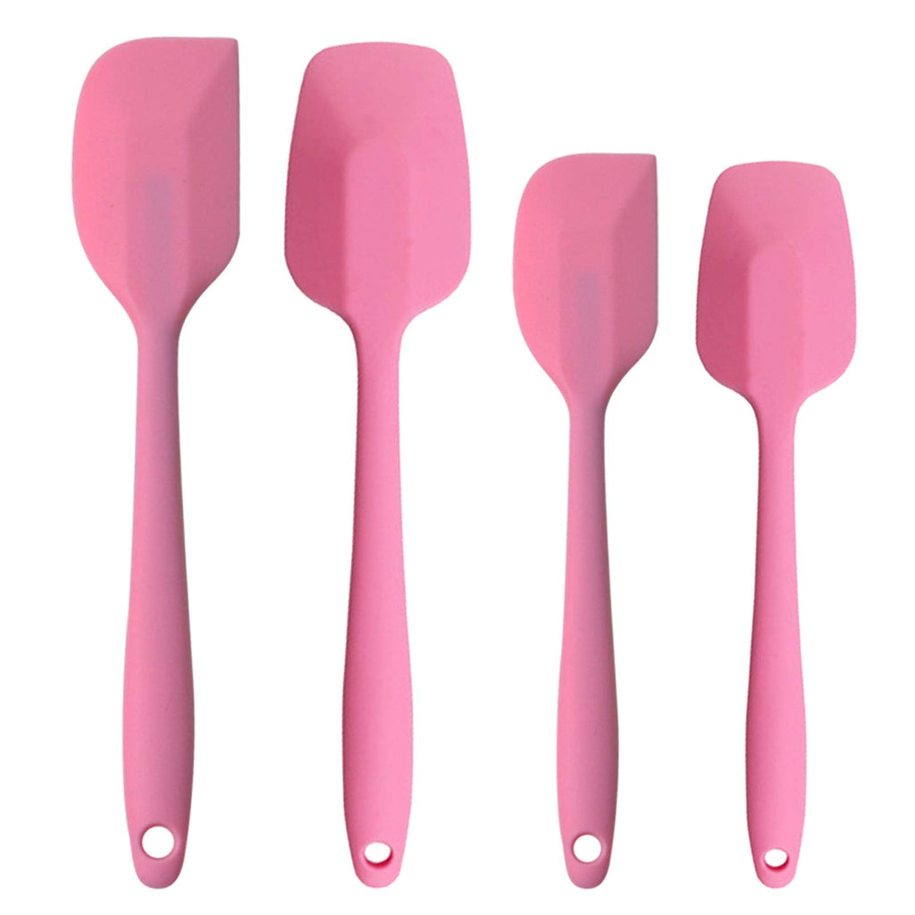 Silicone Spatulas Set, Rubber Spoon Spatula Heat Resistant Spoonula One Piece Design Seamless Spatula Non-Stick Scrapers Baking Mixing Tool