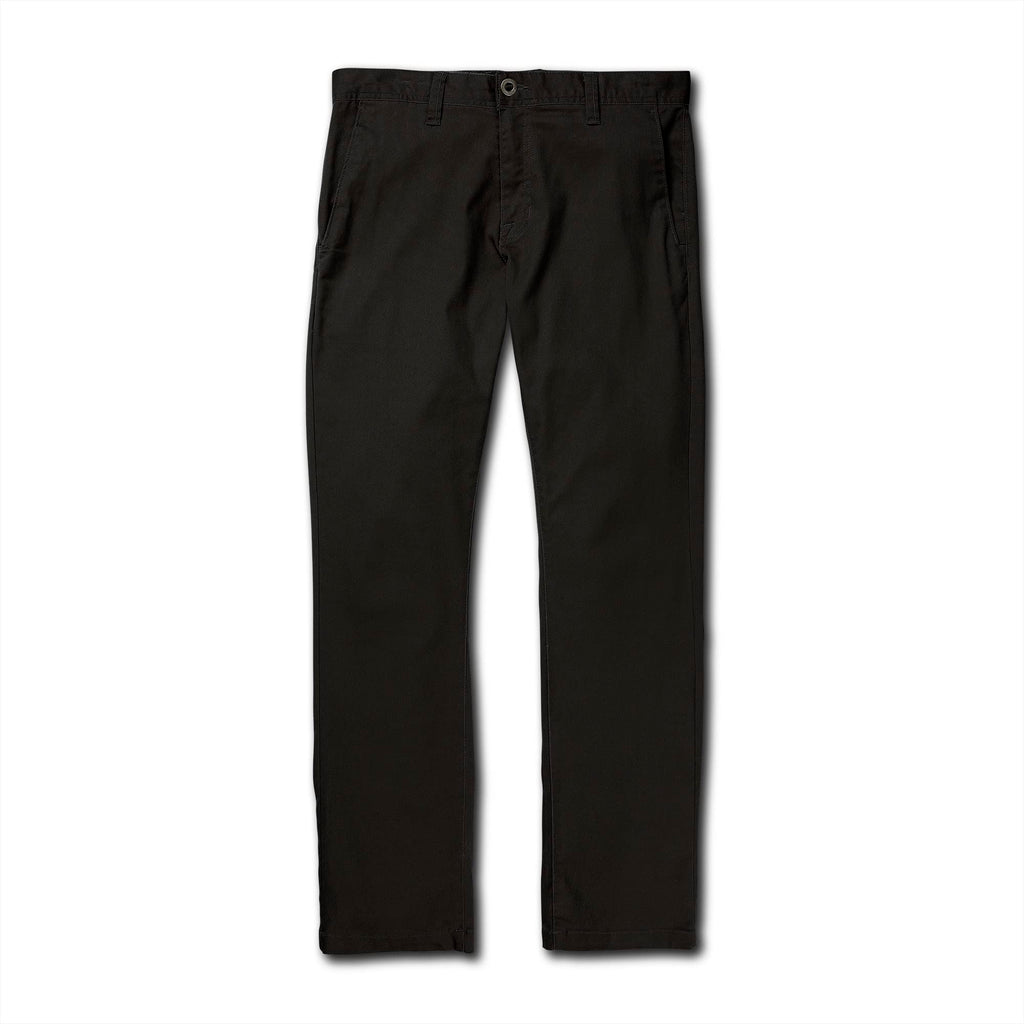 Volcom Men's Frickin Modern Fit Stretch Chino Pant, Black 1, 33W x 30L