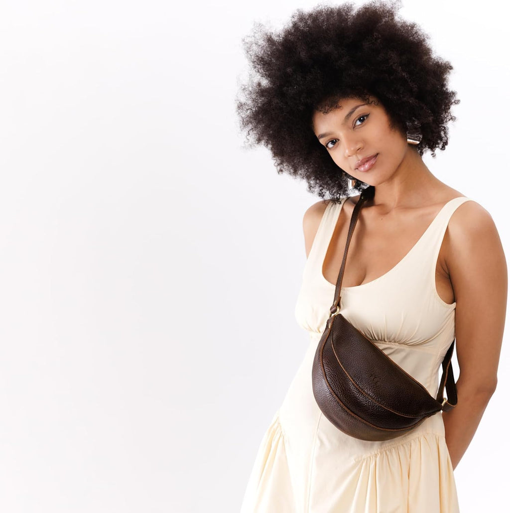 Portland Leather Goods Koala Sling Bag – Leather Sling with Adjustable Strap – Handmade from the Finest Full-Grain Hides