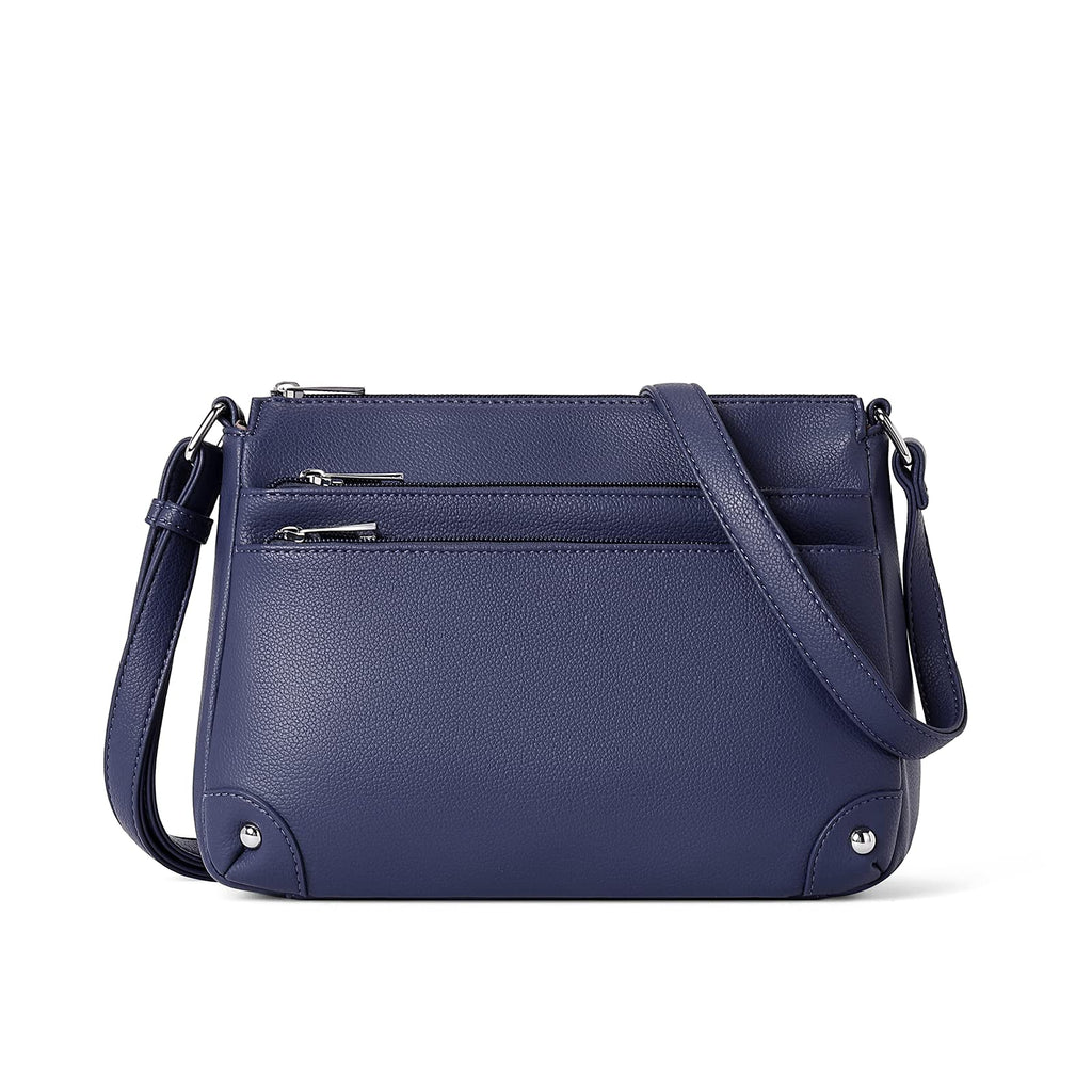 WESTBRONCO Crossbody Bags for Women, Medium Size Shoulder Handbags, Satchel Purse with Multi Zipper Pocket
