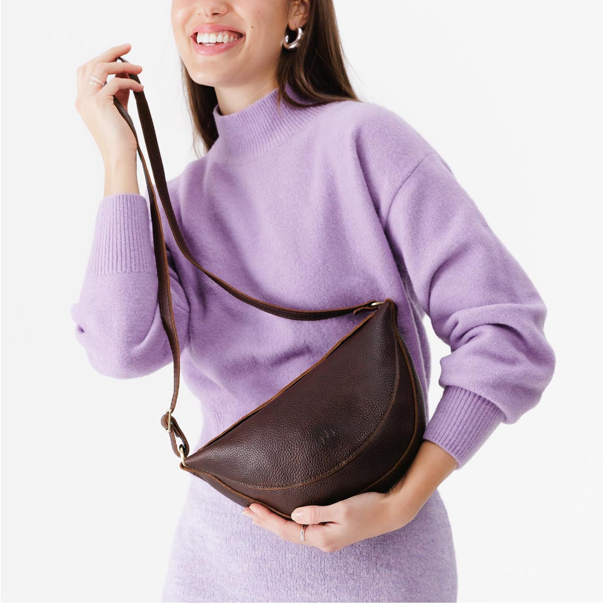 Portland Leather Goods Koala Sling Bag – Leather Sling with Adjustable Strap – Handmade from the Finest Full-Grain Hides