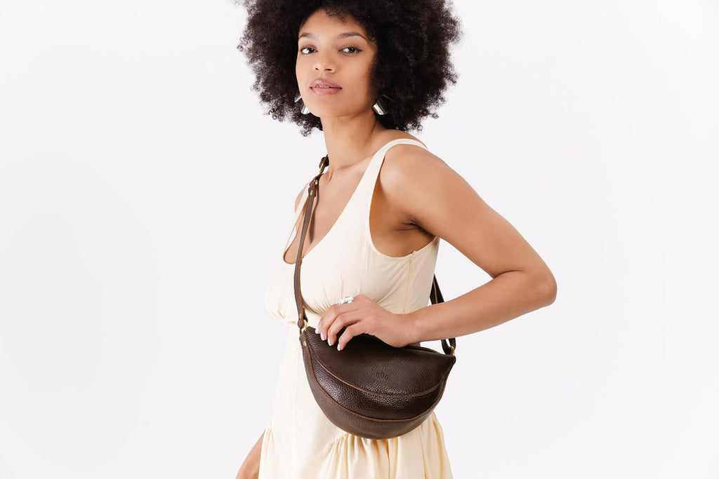 Portland Leather Goods Koala Sling Bag – Leather Sling with Adjustable Strap – Handmade from the Finest Full-Grain Hides