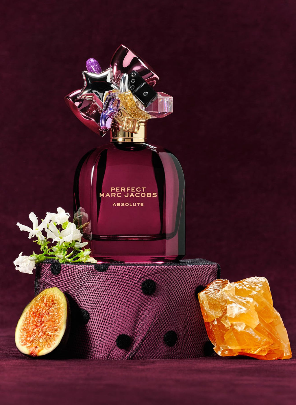 Marc Jacobs Perfect Absolute Eau de Parfum – Ambery Women's Perfume – With Notes Caramelized Fig Accord, Jasmine Absolu & Rich Amber Accord