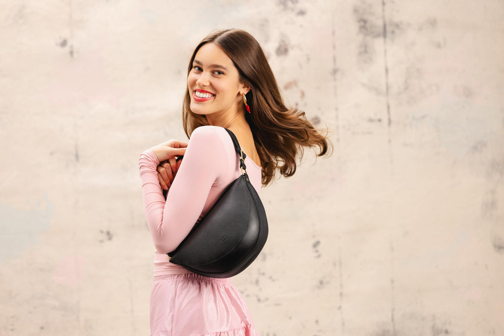 Portland Leather Goods Koala Sling Bag – Leather Sling with Adjustable Strap – Handmade from the Finest Full-Grain Hides