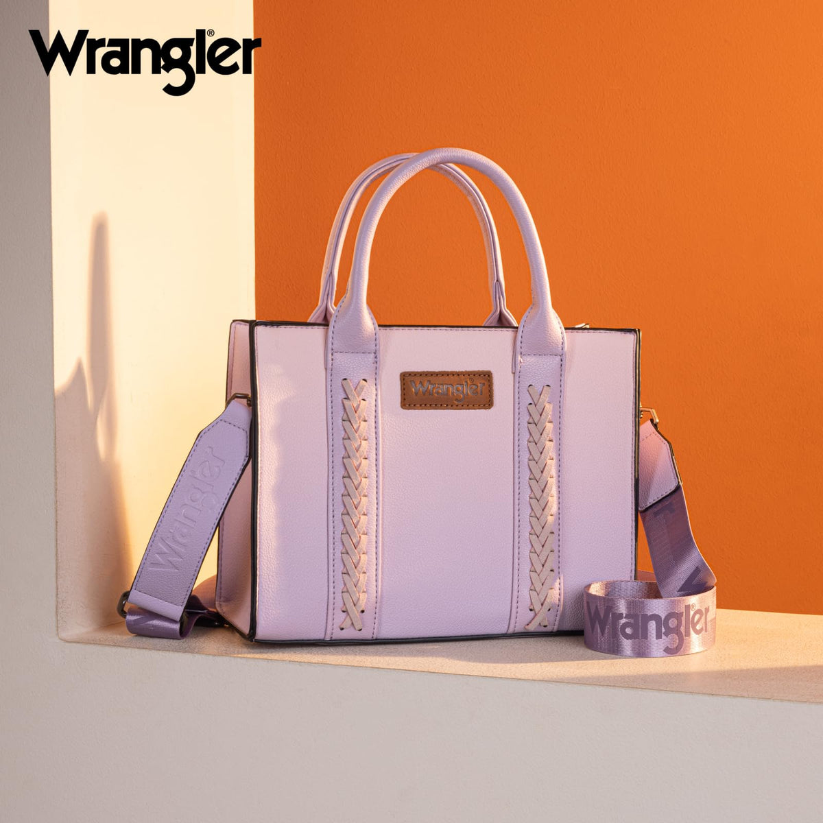 Wrangler Tote Bag for Women Designer Satchel Handbags Top-handle Purses with Strap
