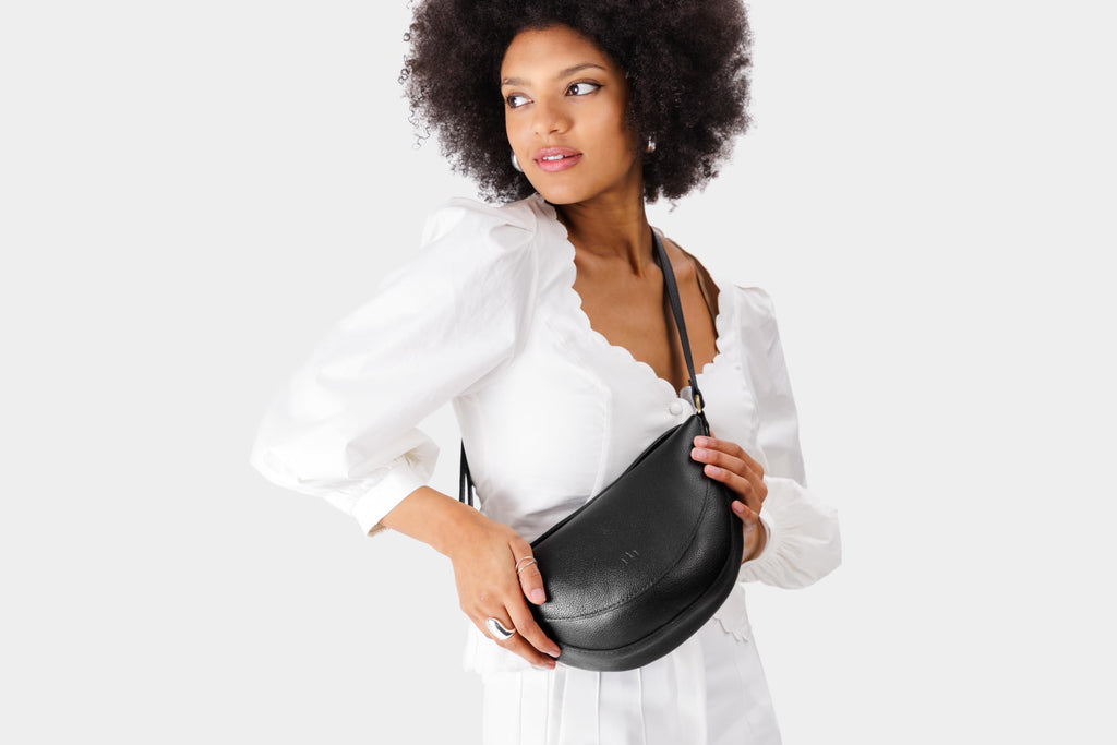 Portland Leather Goods Koala Sling Bag – Leather Sling with Adjustable Strap – Handmade from the Finest Full-Grain Hides