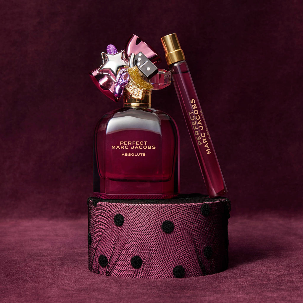 Marc Jacobs Perfect Absolute Eau de Parfum – Ambery Women's Perfume – With Notes Caramelized Fig Accord, Jasmine Absolu & Rich Amber Accord