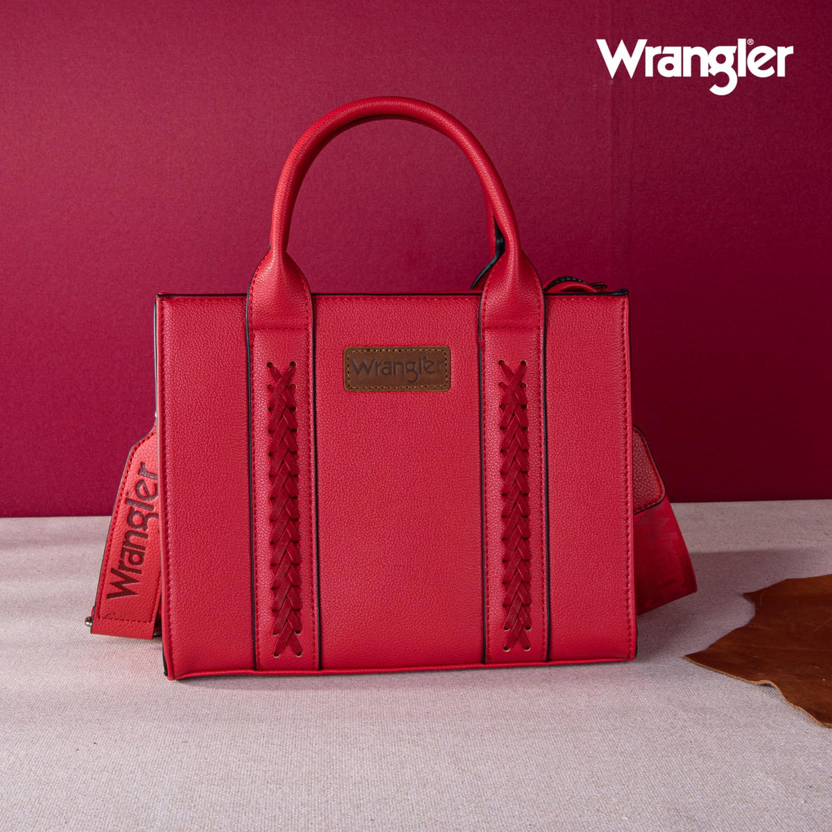 Wrangler Tote Bag for Women Designer Satchel Handbags Top-handle Purses with Strap