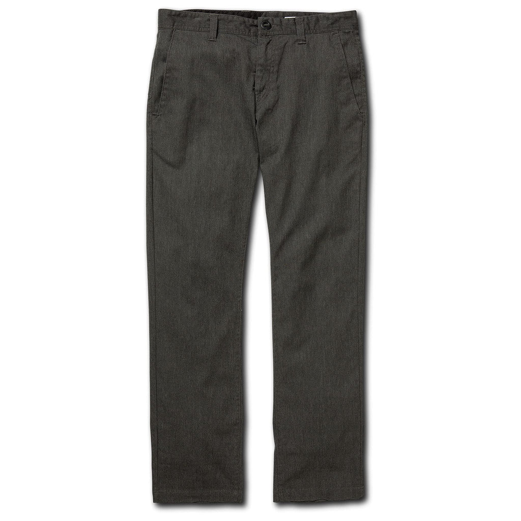 Volcom Men's Frickin Modern Fit Stretch Chino Pant, Black 1, 33W x 30L
