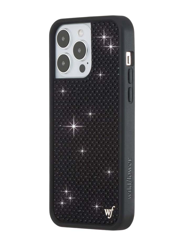 Rhinestone iPhone Case | Black