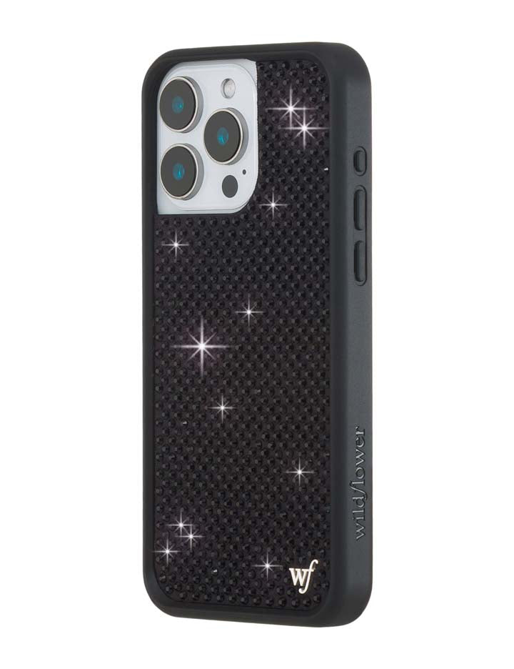 Rhinestone iPhone Case | Black