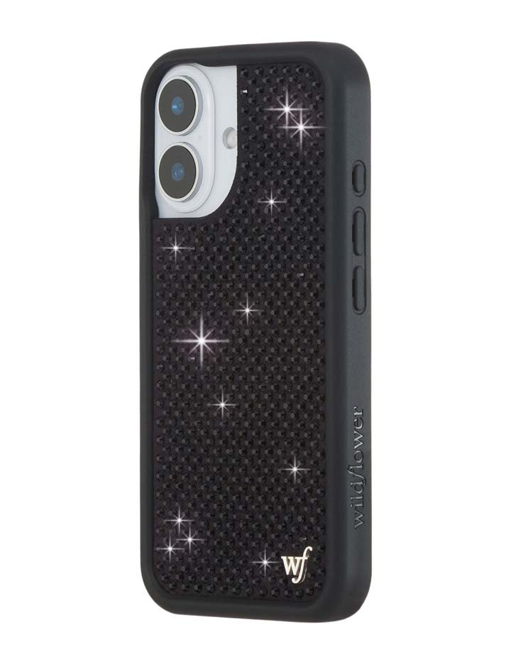Rhinestone iPhone Case | Black