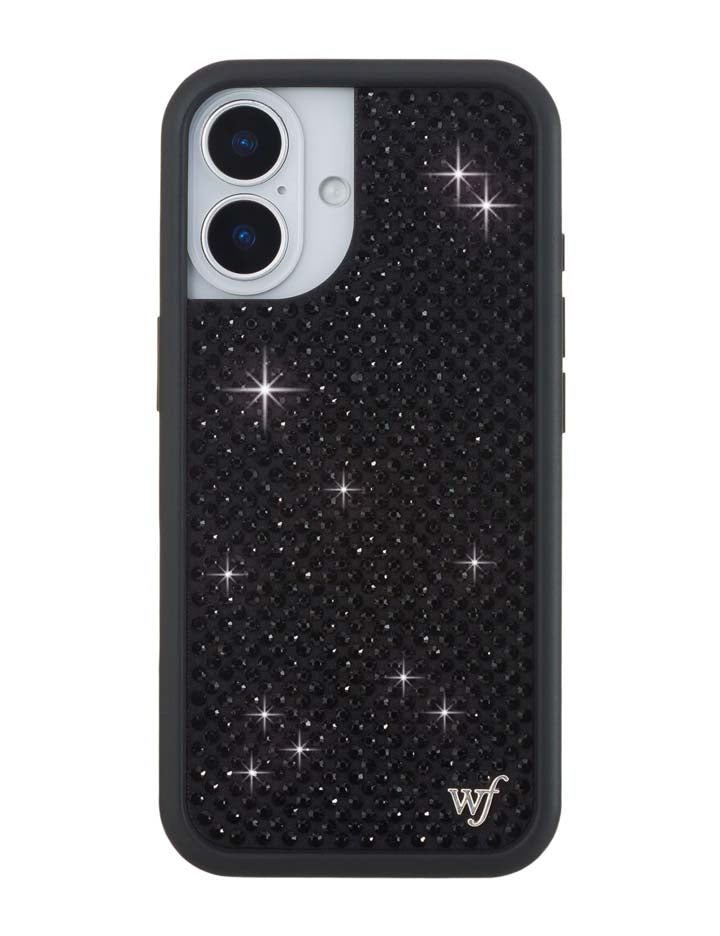 Rhinestone iPhone Case | Black