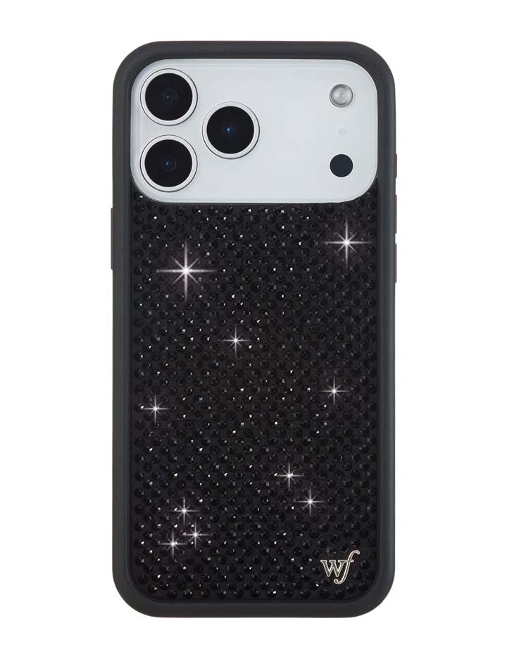 Rhinestone iPhone Case | Black