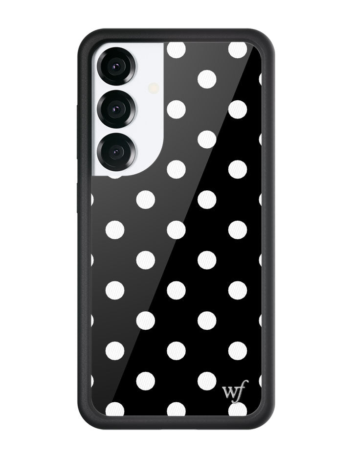 Polka Dot | Black and White Samsung Galaxy Case