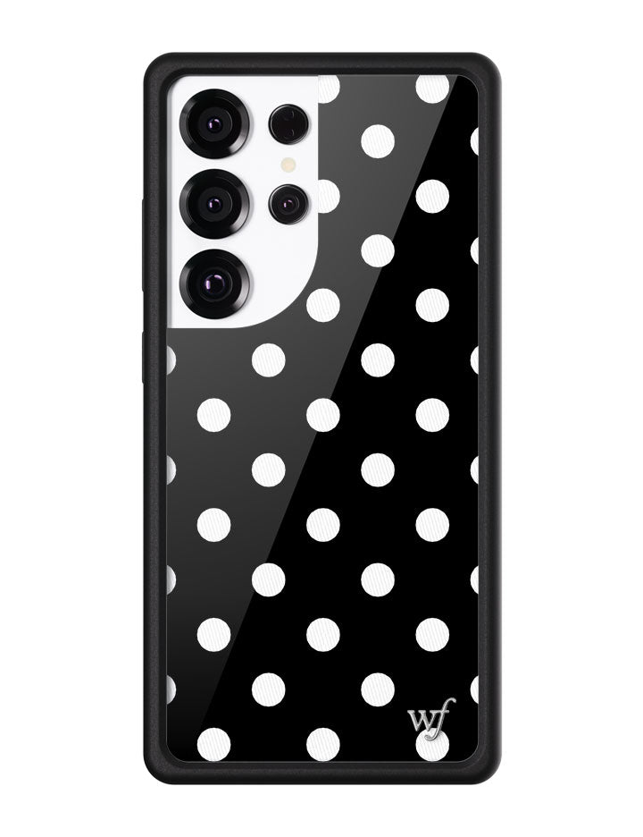 Polka Dot | Black and White Samsung Galaxy Case