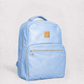 Baby Blue Leather Commuter Bag