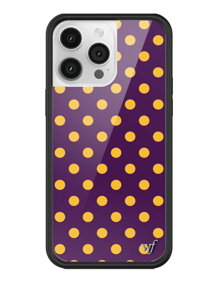 Polka Dot | Purple and Yellow iPhone Case