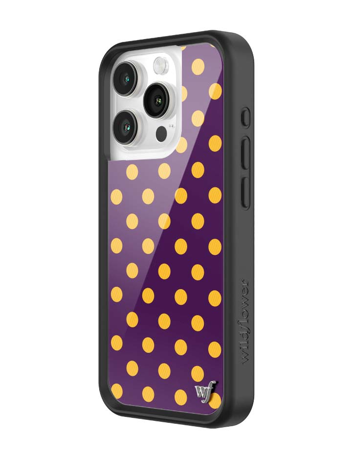 Polka Dot | Purple and Yellow iPhone Case