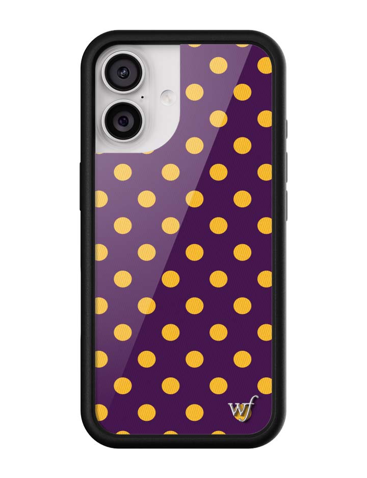 Polka Dot | Purple and Yellow iPhone Case