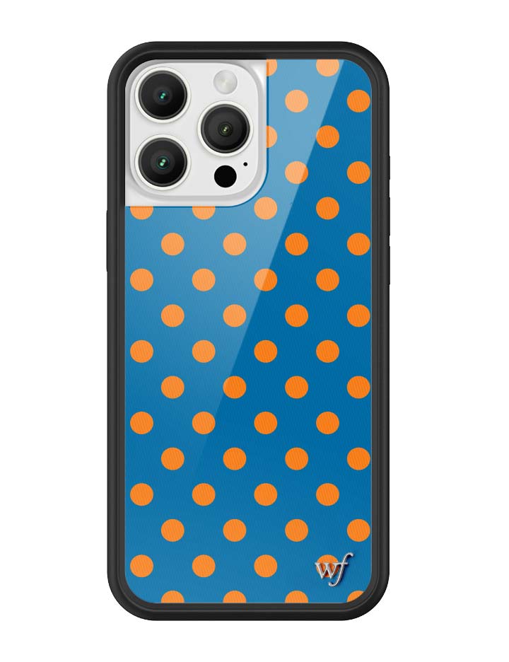 Polka Dot | Blue and Orange iPhone Case