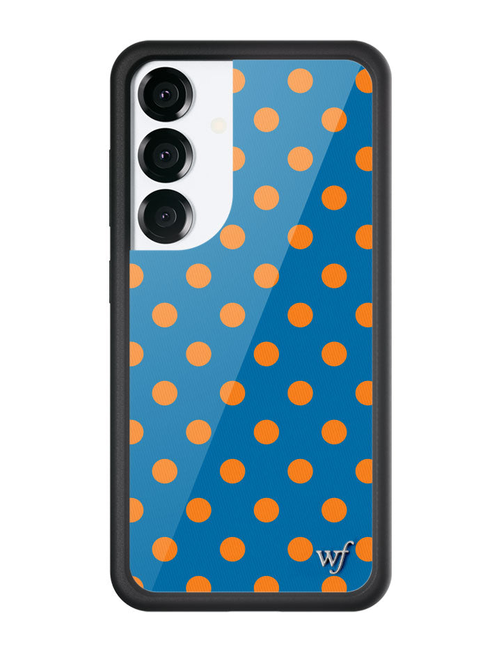 Polka Dot | Blue and Orange Samsung Galaxy Case