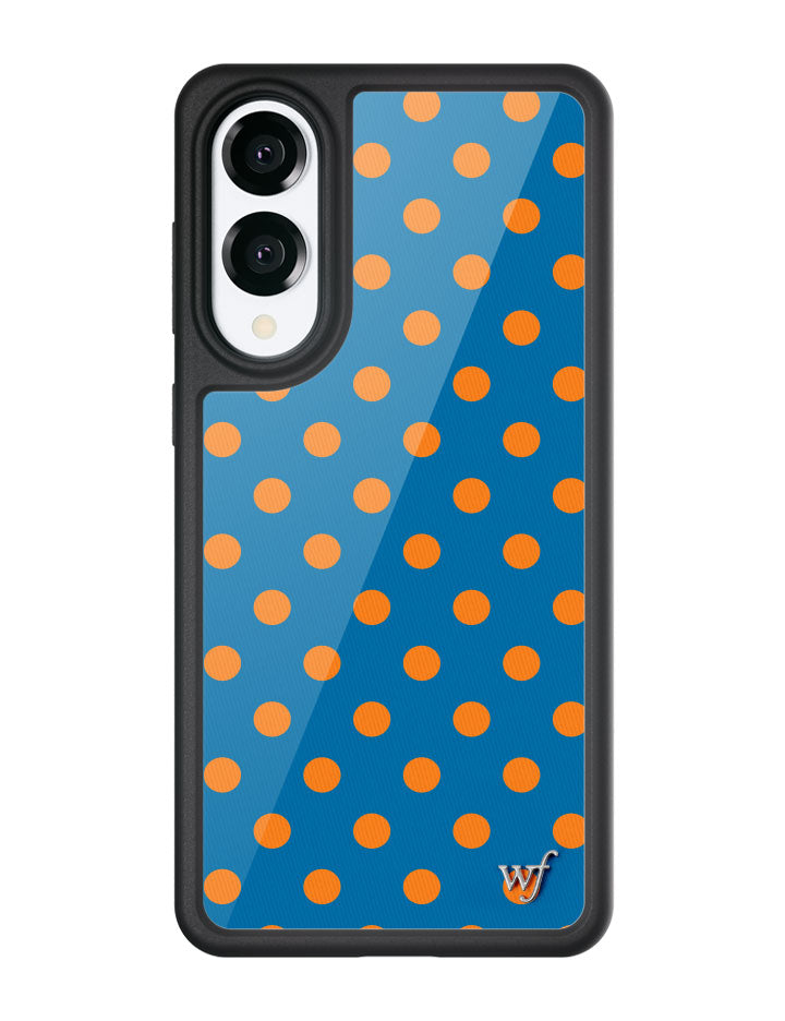 Polka Dot | Blue and Orange Samsung Galaxy Case