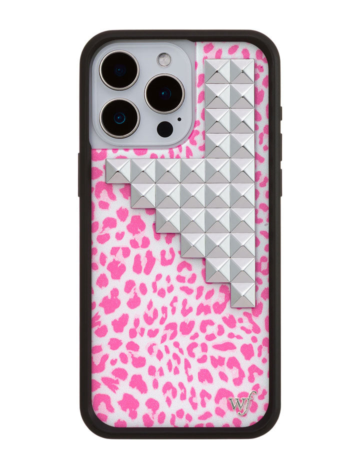 Pink Meow Stud iPhone Case