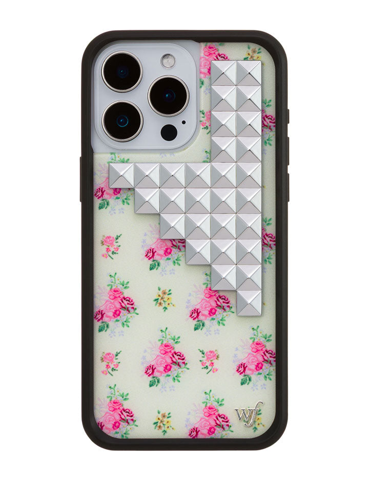 Vintage Floral Stud iPhone Case