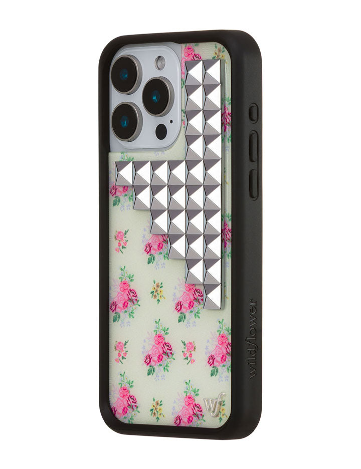 Vintage Floral Stud iPhone Case
