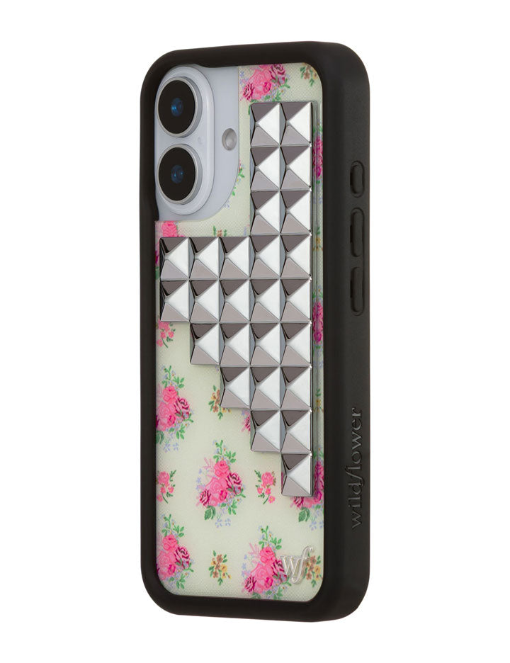 Vintage Floral Stud iPhone Case