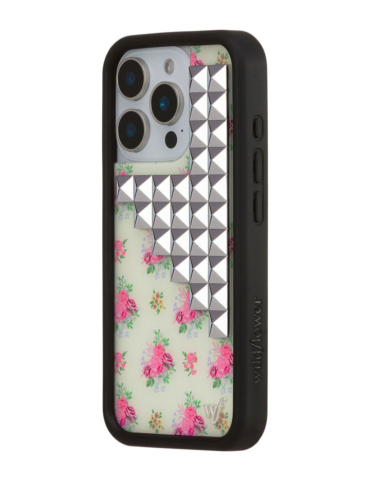 Vintage Floral Stud iPhone Case