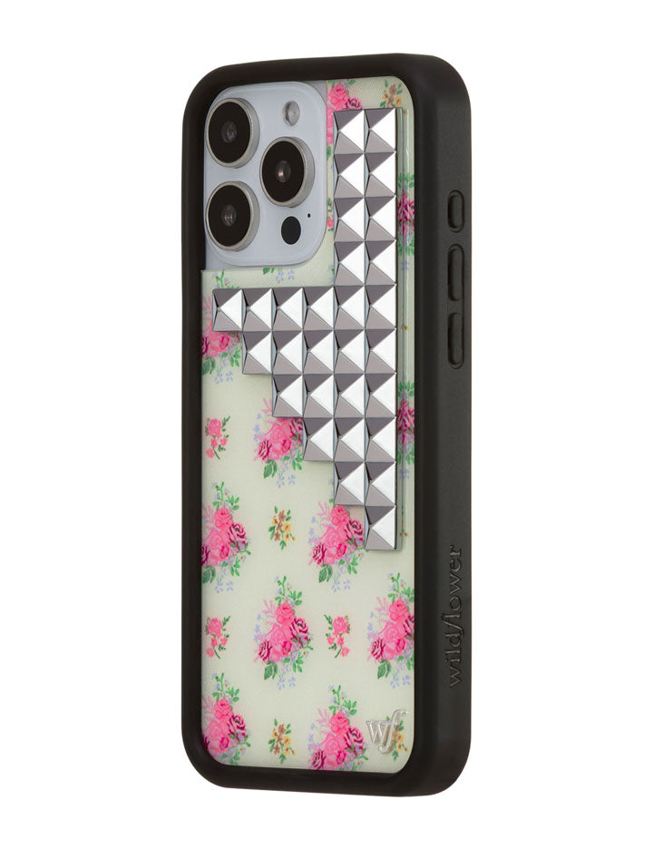 Vintage Floral Stud iPhone Case