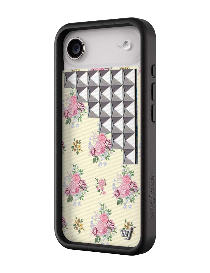 Vintage Floral Stud iPhone Case