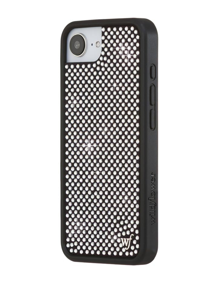 Rhinestone iPhone Case | White