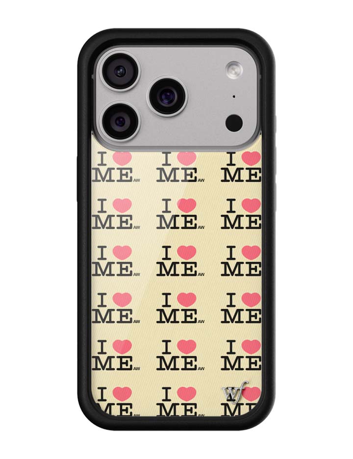 I Heart Me | Yellow iPhone Case