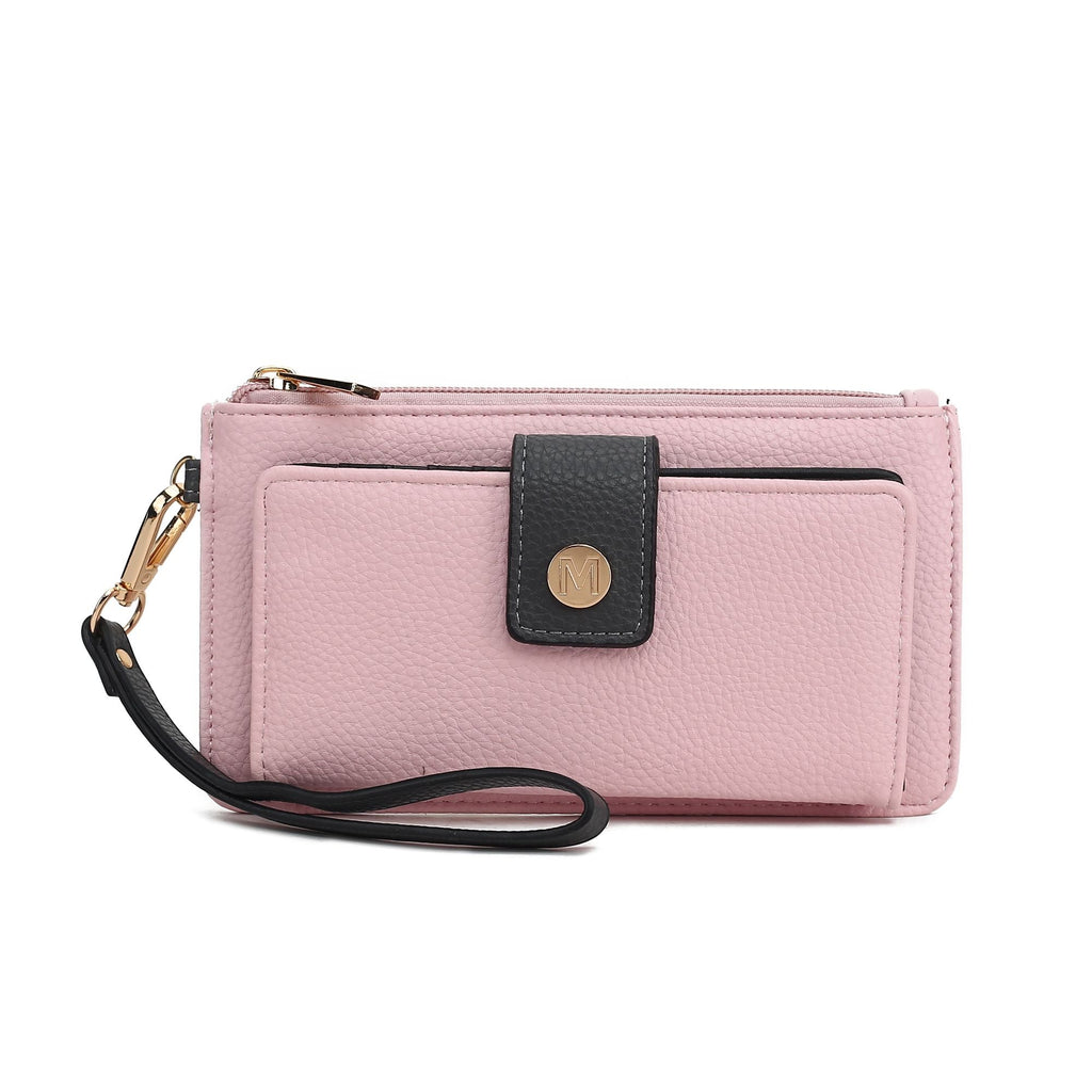 MKF Collection Olympe Vegan Leather Women Wristlet Wallet by Mia K