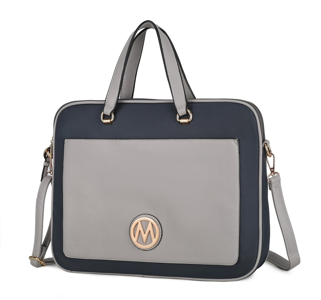 MKF Collection Nina Vegan Leather Women Laptop Case by Mia K