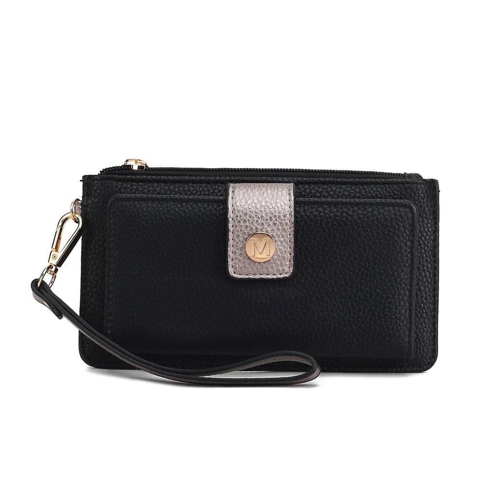 MKF Collection Olympe Vegan Leather Women Wristlet Wallet by Mia K