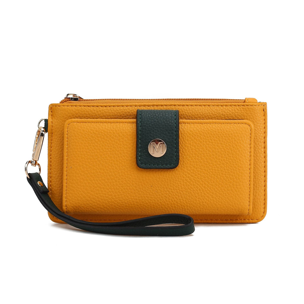 MKF Collection Olympe Vegan Leather Women Wristlet Wallet by Mia K