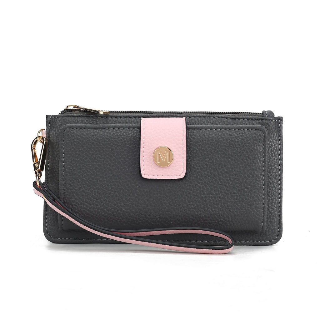 MKF Collection Olympe Vegan Leather Women Wristlet Wallet by Mia K