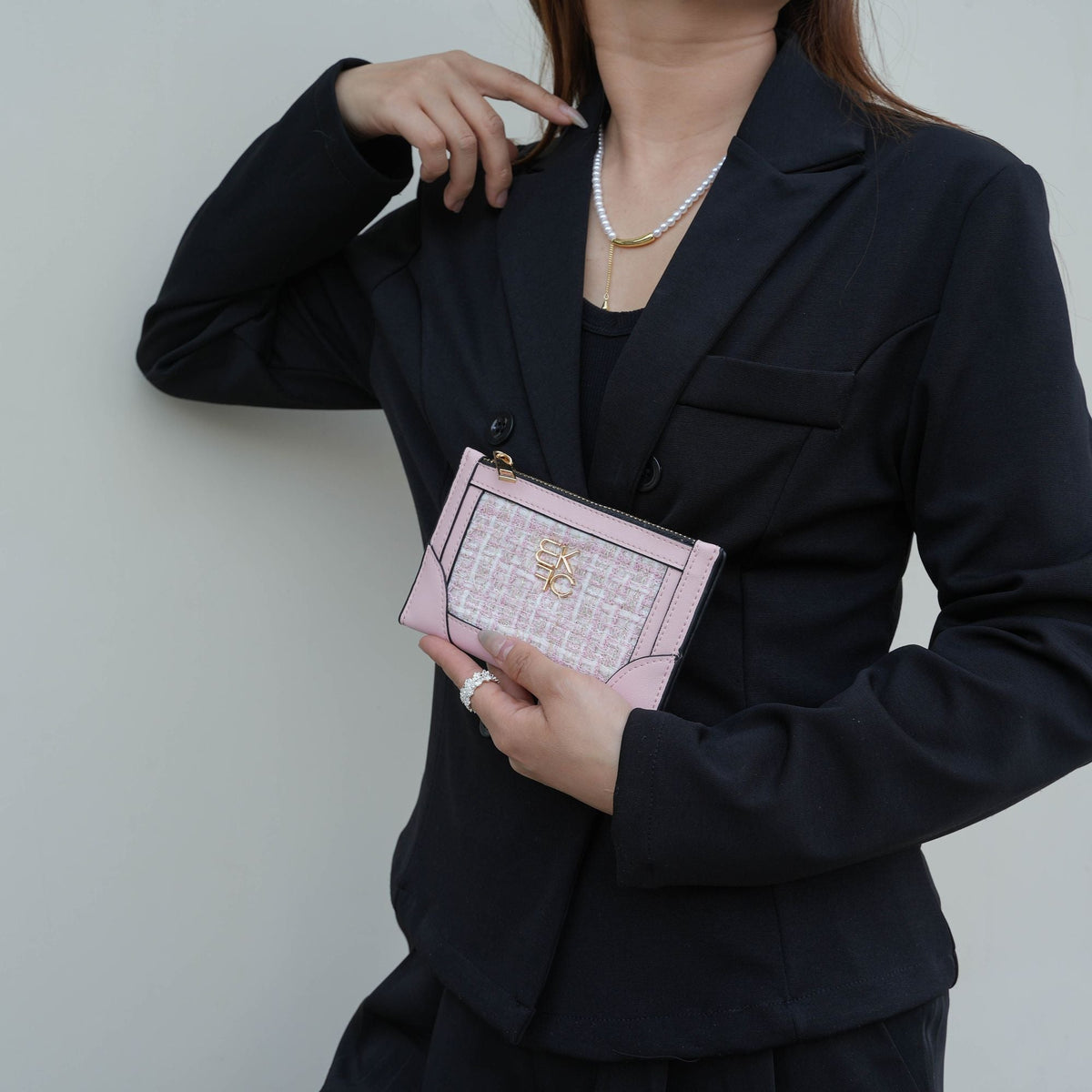MKF Collection Sonnet Bi-Fold Wallet with Zip Coin Pocket for Women by Mia K