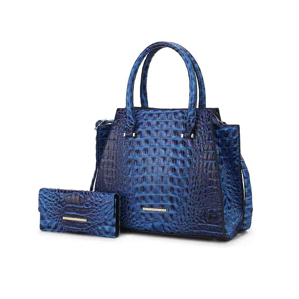 MKF Collection Viridiana Luxe Croc-Embossed Tote Bag Elegant and Versatile Handbag by Mia K