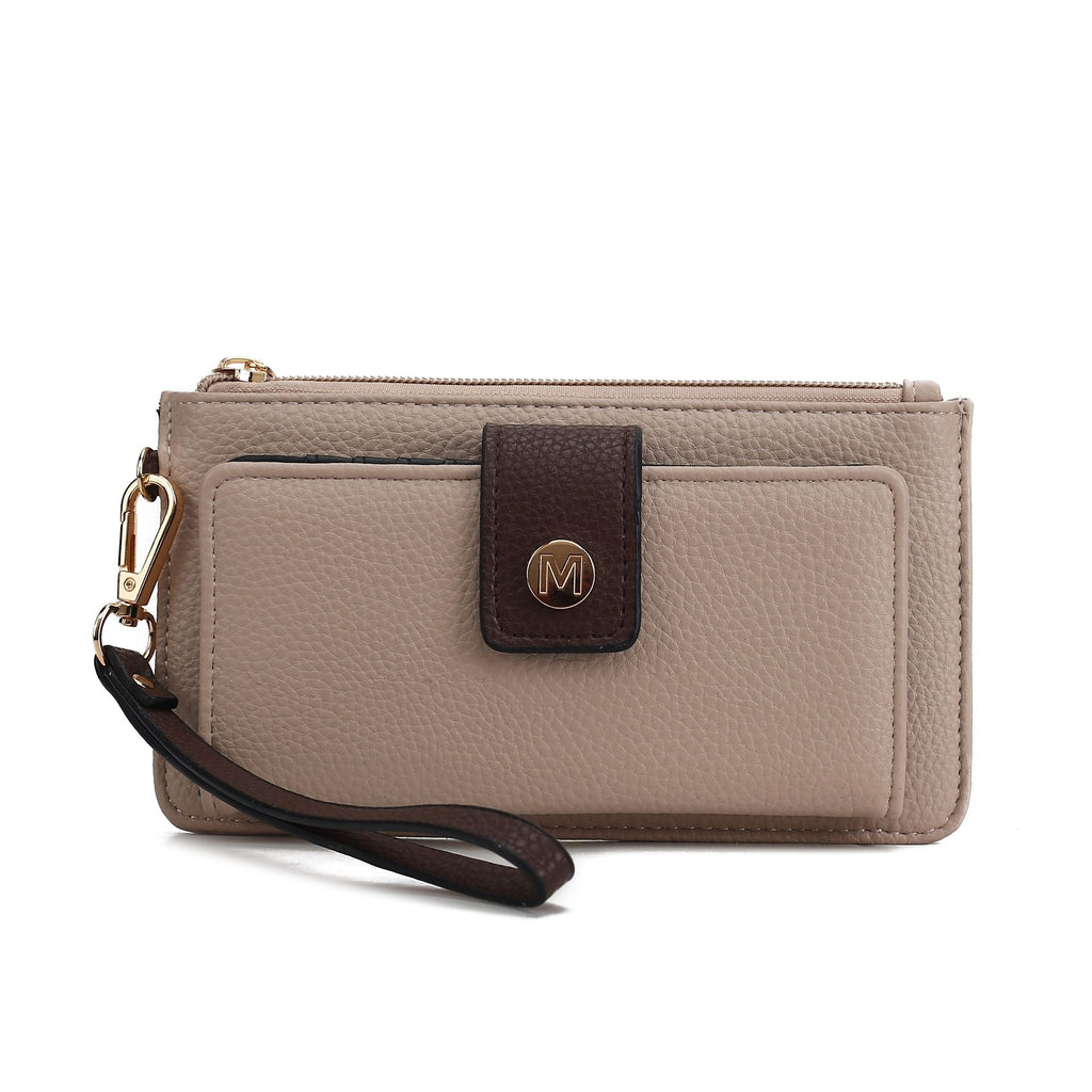 MKF Collection Olympe Vegan Leather Women Wristlet Wallet by Mia K