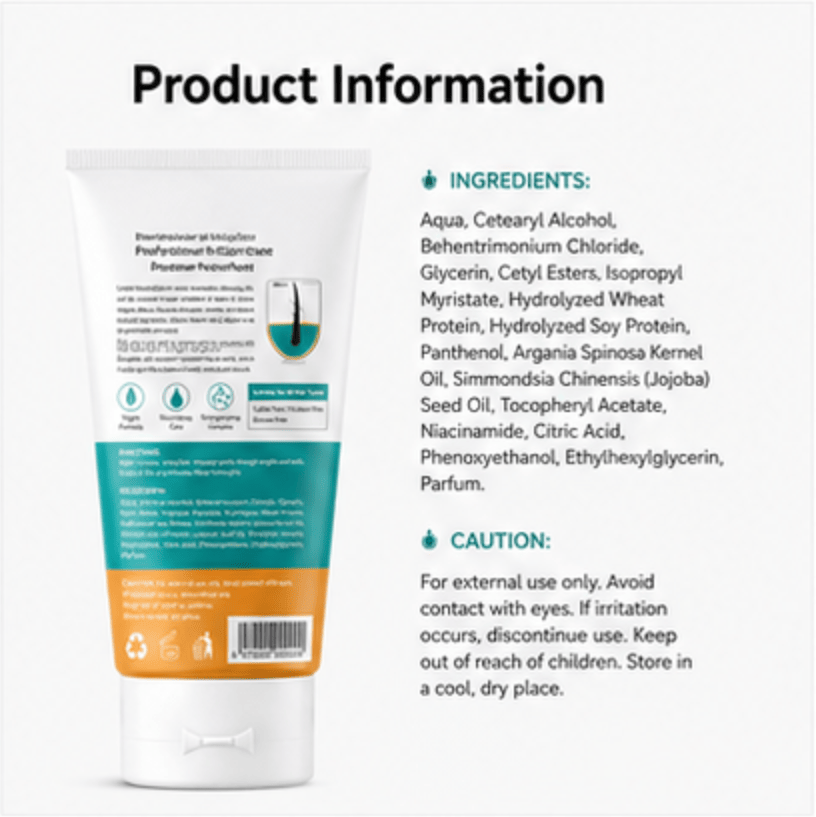 2-Pack Keratin Scalp Massage Cream, 5% Formula Hair Strengthening & Volumizing Leave-In Treatment