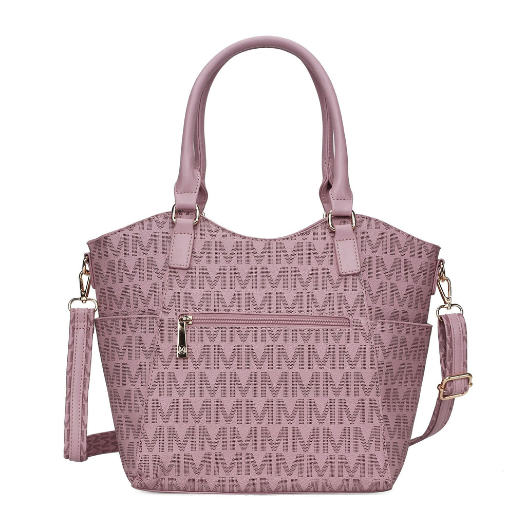 MKF Collection Devorah Signature Printed Vegan Leather Women's Tote Bag by Mia K